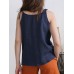 Solid Bowknot Shoulder Strap Cami For Women